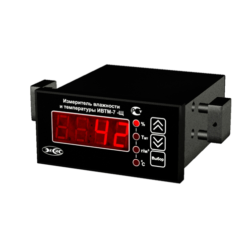 ИВТМ-7/1-Щ-2Р-USB — одноканальный стационарный измеритель-регулятор влажности и температуры в щитовом исполнении (измерительный блок, 2 реле)
