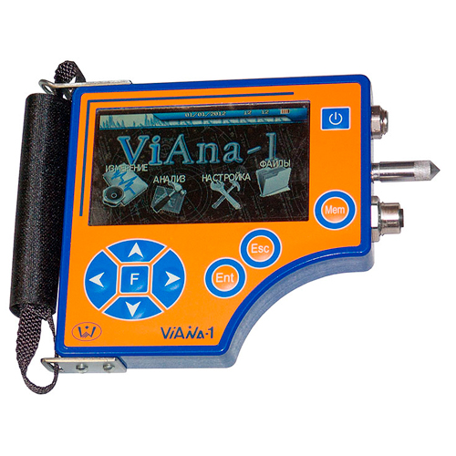 ViAna-1 — одноканальный анализатор вибрационных сигналов, прибор балансировки роторов «на месте»