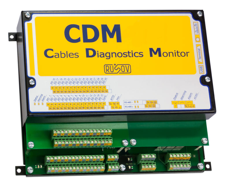 CDM-45 — система мониторинга состояния изоляции кабельных линий 6-35 кВ по частичным разрядам