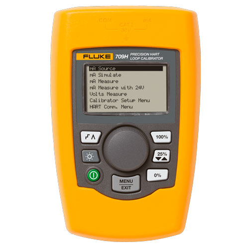 Fluke 709H — прецизионный калибратор петли тока с функцией обмена данными и диагностики по протоколу HART