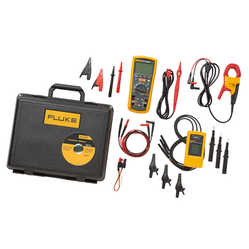 Fluke 1587/MDT FC — комплект мультиметр-мегомметр c функцией беспроводной связи + токовые клещи + индикатор чередования фаз