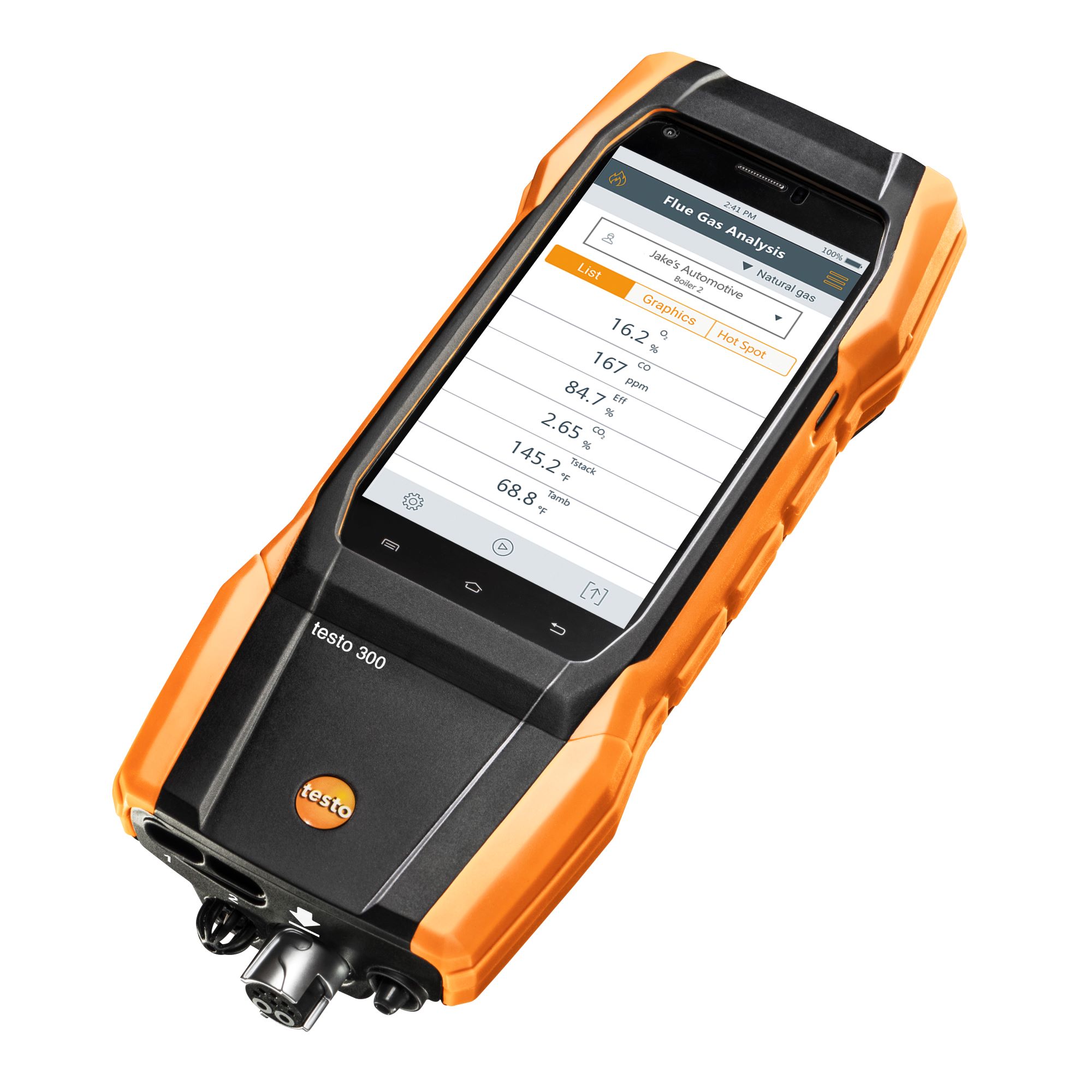 testo 300 (СО без Н2 компенсации) — анализатор дымовых газов