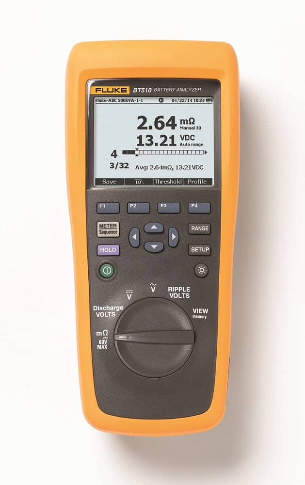 Fluke BT510 — прибор контроля работоспособности аккумуляторных батарей