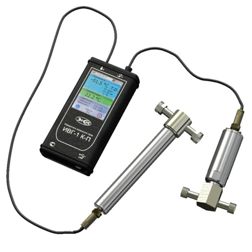 ИВГ-1 К-П-Т — портативный измеритель микровлажности газов с сенсорным дисплеем (комплект измерительного блока и преобразователя ИПВТ-08-Д1-M20x1,5)