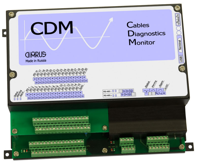 CDM-15 — система мониторинга состояния и диагностики дефектов изоляции 15 кабельных линий
