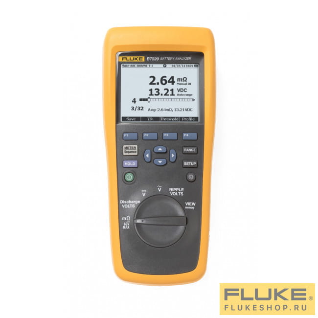 Fluke BT520 — прибор контроля работоспособности аккумуляторных батарей