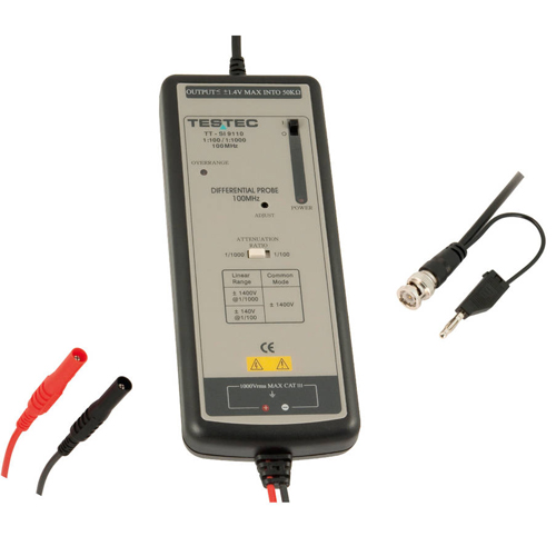 TT-SI 9110 — дифференциальный пробник 100 МГц, 1:100/1:1000
