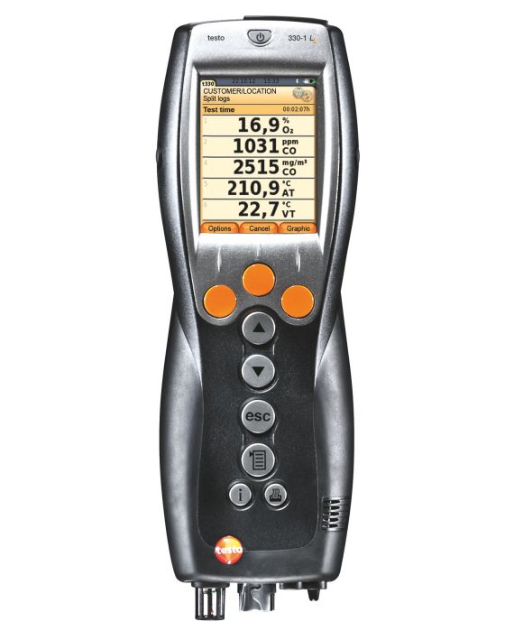 testo 330-1 LL комплект базовый — анализатор дымовых газов с Bluetooth