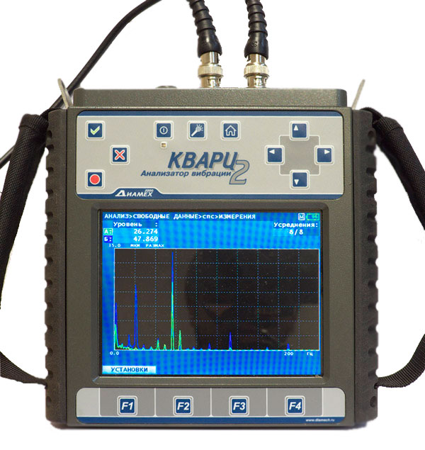КВАРЦ-2 — балансировочный прибор, сборщик данных, анализатор вибрации с ПО КВАРЦ-Монитор