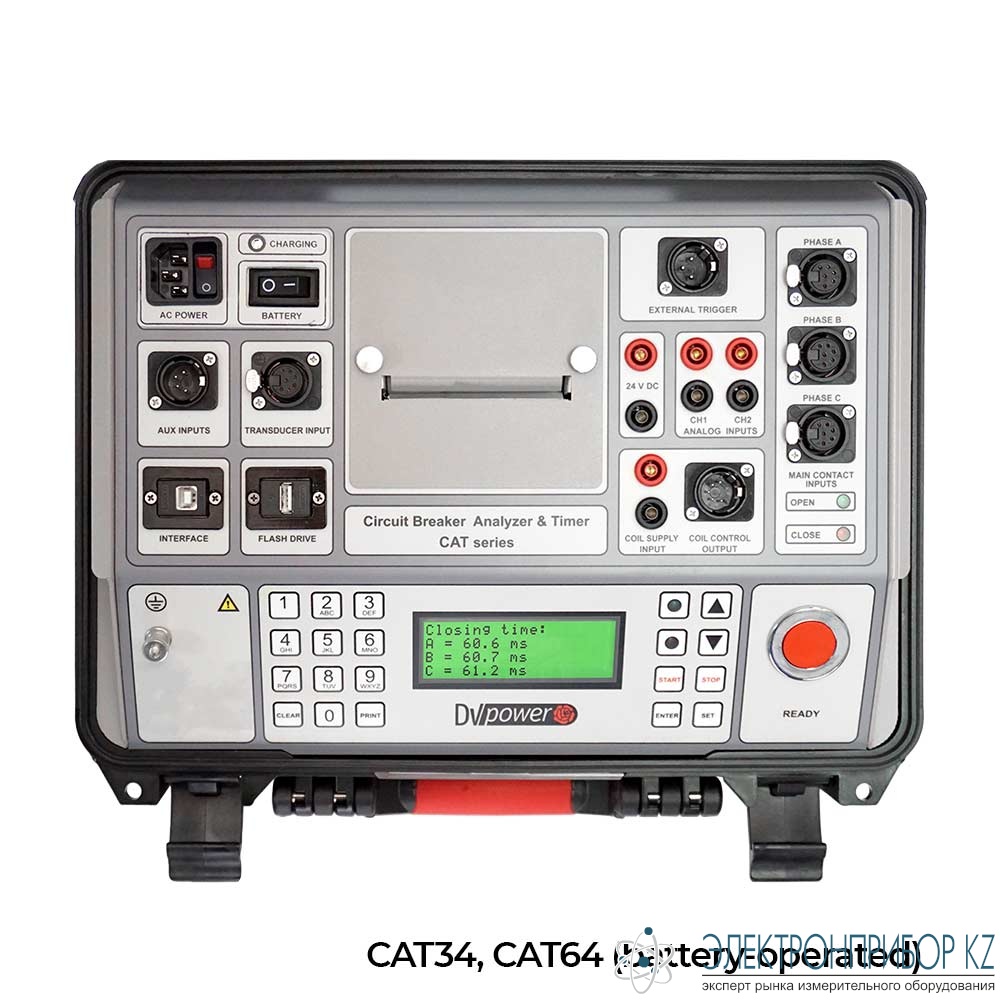CAT Standard — Анализатор высоковольтных выключателей и временных характеристик