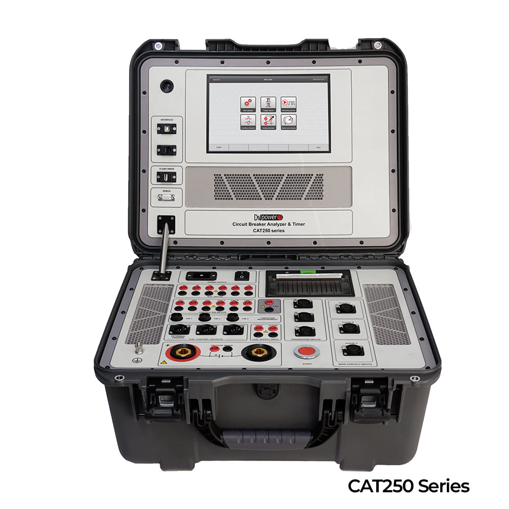 CAT250 — Анализатор высоковольтных выключателей и временных характеристик