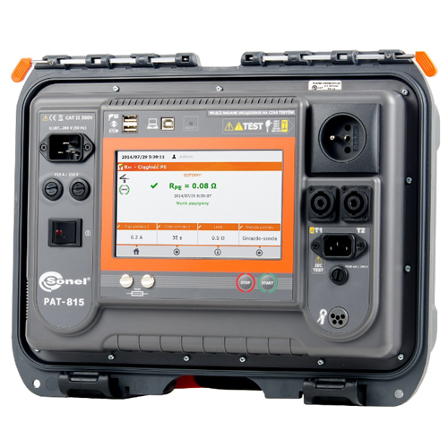 PAT-815 — система контроля токов утечки и параметров безопасности электрических приборов