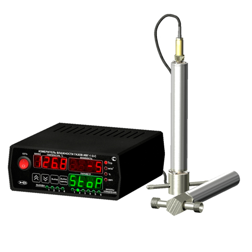 ИВГ-1/2-С-4Р-2А — стационарный двухканальный измеритель-регулятор микровлажности газов (базовый комплект измерительного блока и 2-х преобразователей ИПВТ-08-01-Д1-М20х1,5 с камерой М8х1)