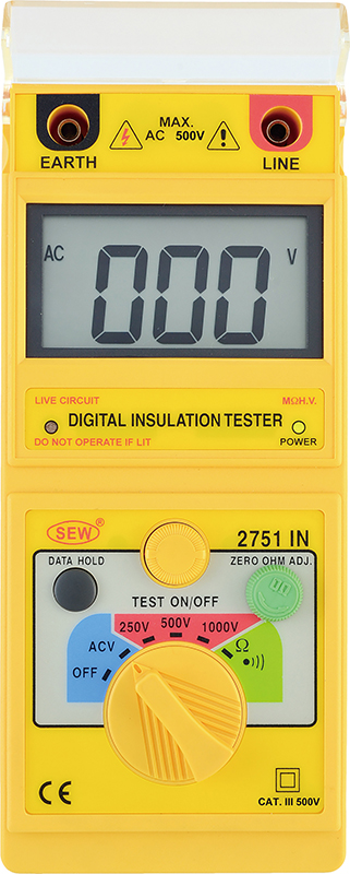 2751 IN — цифровой измеритель сопротивления изоляции