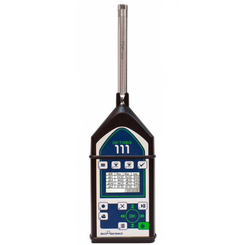 ОКТАВА-111 — шумомер-анализатор спектра 1 класса усредняюще-интегрирующий