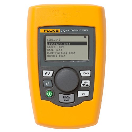 Fluke 710 — калибратор токовой петли для тестирования клапанов