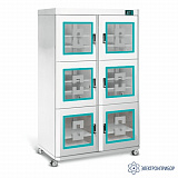 DC-6W ESD (белый) — шкаф сухого хранения антистатический с 6 секциями