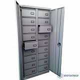 18ЯВ (ral 7035 ESD) (шариковые направляющие) — шкаф металлический антистатический