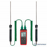 RGK CT-12+2шт TR-10W — контактный термометр с двумя погружными зондами температуры