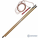 ЗПЛ-220Н-1 (сеч. 50мм2) — заземление переносное для воздушных линий однофазное до 220кВ с одной штангой