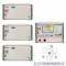 Fluke 6145A — четырехфазная система (один основной эталон Fluke 6105A и три вспомогательных эталона Fluke 6106A)