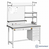ЭМ-СР-14 ESD — стол рабочий для электромонтажных работ антистатическое исполнение