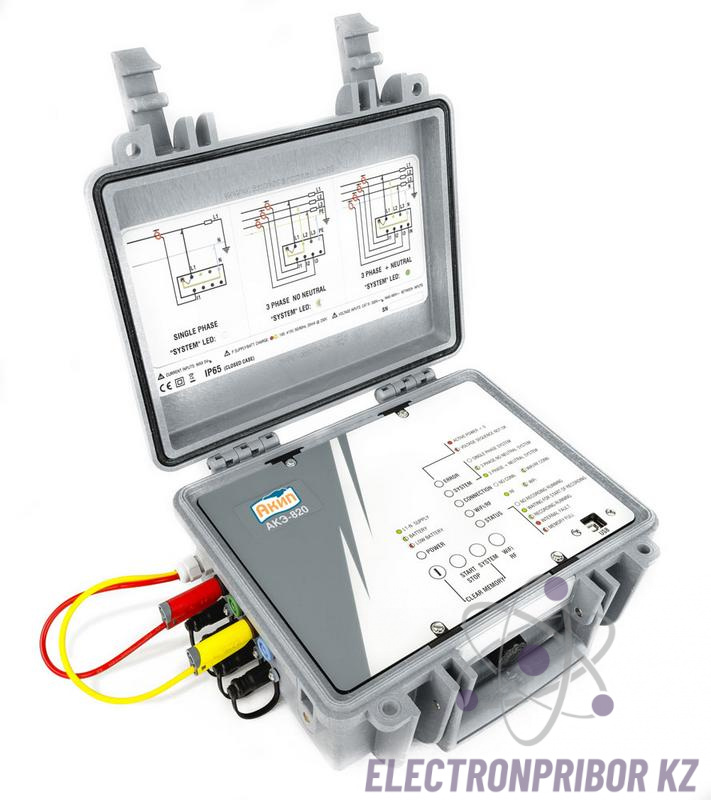 АКЭ-820 — микропроцессорный регистратор-анализатор показателей качества электрической энергии