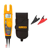 Fluke T6-1000 KIT — комплект тестера электрооборудования, футляра и набора зажимов типа «крокодил»
