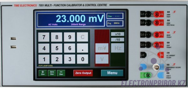 TE7051 — многофункциональный калибратор и центр управления