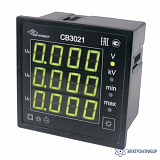 СВ3021-100-3 — вольтметр цифровой щитовой — 100В — трехфазный