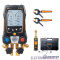 testo 557s комплект 1 в кейсе — умный цифровой манометрический коллектор и беспроводные зонды вакуума и температуры