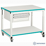 ПС-15 LAB RAL9010 — cтол подкатной лабораторный 1500*700мм