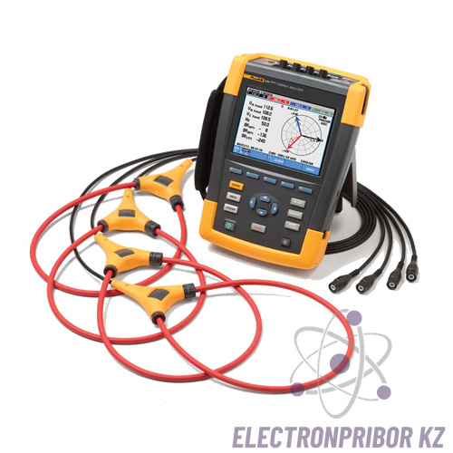 Fluke 435 II — анализатор качества электроэнергии (с токовыми клещами)