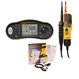 Fluke 1664/T150 KIT/F — комплект многофункционального тестера электроустановок и пробника напряжения с ПО FVF