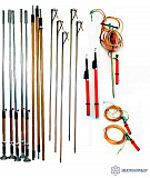 КШЗУ-0,4-10Н — комплект штанг для заземления воздушных линий 0,4-10 кВ универсальные