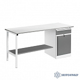 ВР-18+ТМБ-02/№5 — верстак — оснащенный тумбой ТМБ-02 — тип столешницы №5