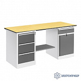 ВР-15+ДР-03+ТМБ-02/№1 — верстак — оснащенный драйвером ДР-03 и тумбой ТМБ-02 — тип столешницы №1