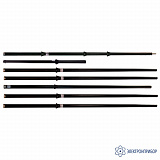 ШЭУ-110-5-6,6ДКФ с дополнительным звеном (для условий повышенной влажности) — штанга электроизолирующая универсальная 6-110 кВ с влагостойким курсовым фонарем VONATEX