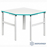 УСС-СУ-7 LAB RAL9010 — угловой соединительный лабораторный стол 700*1050мм