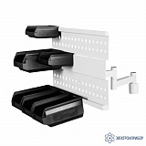 РК-КРП ESD — рельса крепления ячеек для поворотного кронштейна — антистатическое исполнение