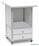 АРМ-5075 — стол подкатной с 2-мя ящиками с лицевыми панелями и замком