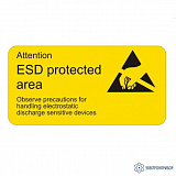 Предупреждающий ESD знак — аксессуар