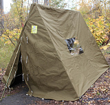Палатка монтажная с каркасом,