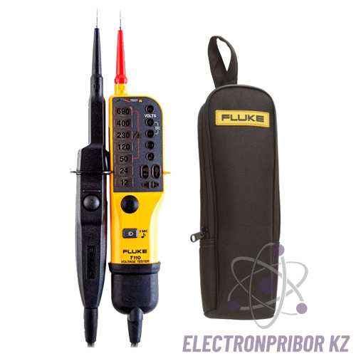 Fluke T110/C150 — комплект тестера напряжения/целостности с переключаемой нагрузкой и футляра C150