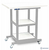 АРМ-5052-9-ESD — стол подкатной с двумя полками с антистатической столешницей