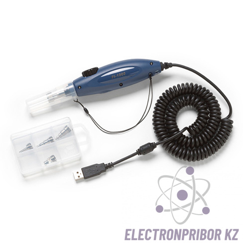 Fluke FI-1000-KIT — USB-видеомикроскоп для инспектирования оптоволокна с комплектом адаптеров
