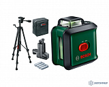 Bosch UniversalLevel 360 +TT150+MM3 — лазерный нивелир со штативом и держателем