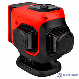 RGK ALPHA 3D-D — лазерный уровень 3D (360° / зелёный луч / 40м / АКБ)