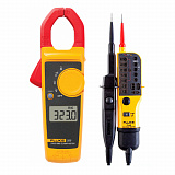 Fluke 323/T110 — комплект токоизмерительных клещей и тестера напряжения
