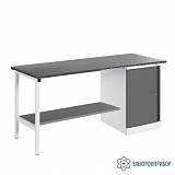 ВР-15+ТМБ-01/№2 — верстак — оснащенный тумбой ТМБ-01 — тип столешницы №2